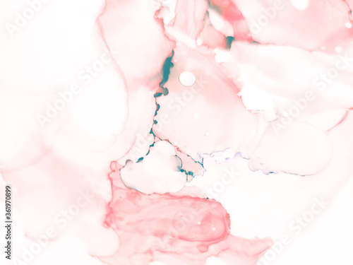 Gentle Spring Ink Wallpapers. Alcohol Ink Art. 