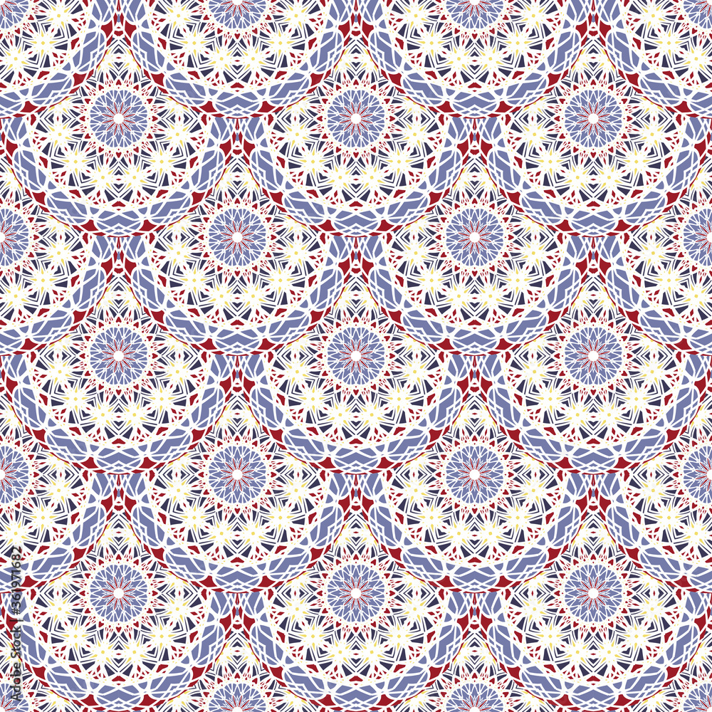 Seamless pattern. Vintage decorative elements. Abstract background. Islam, Arabic, Indian, ottoman motifs.