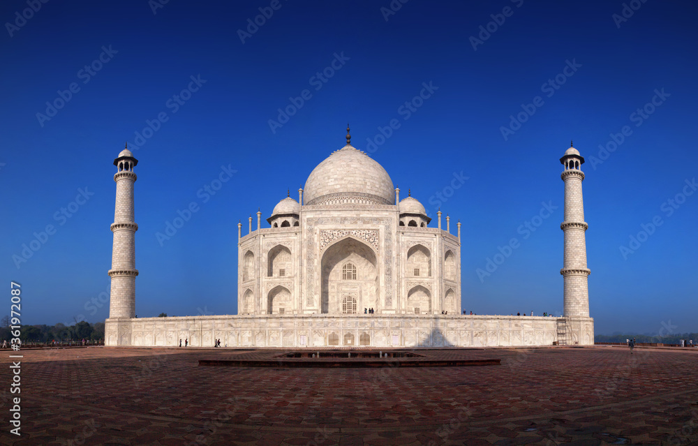 A view of the Taj Mahal