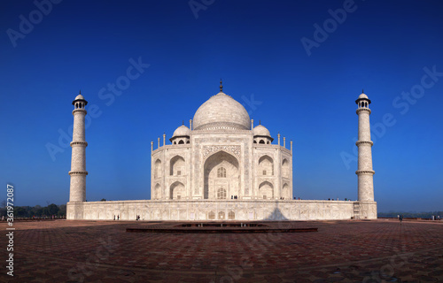 A view of the Taj Mahal