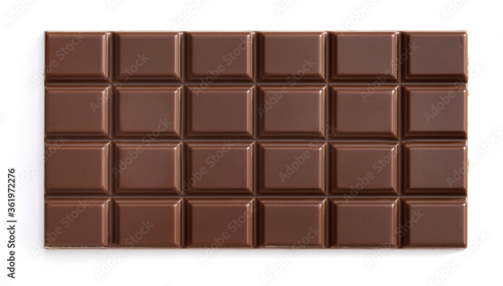 Chocolate bar isolated on white background Chocolate bar isolated on white background