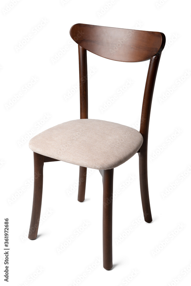 Elegant comfortable chair isolated on white background Elegant comfortable chair isolated on white background