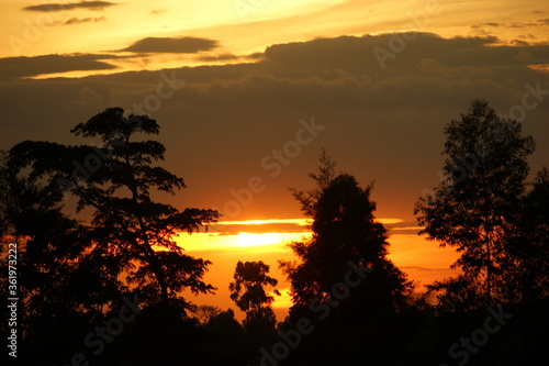 sunset in africa