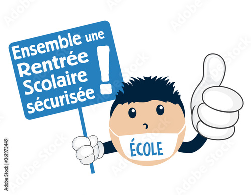 Rentrée scolaire, ensemble luttons contre le virus