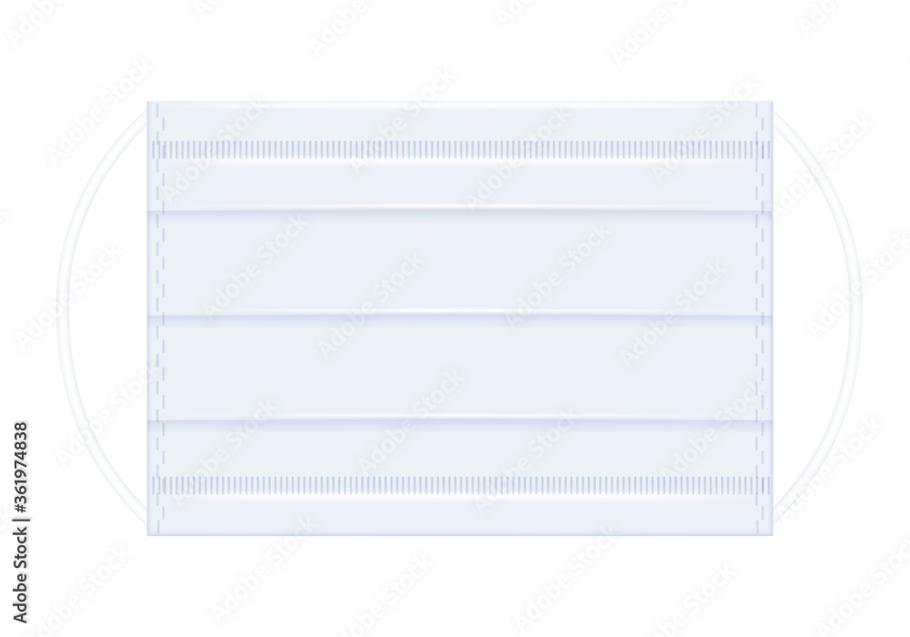 Medical surgical protection mask isolated. Vector illustration. Medical surgical protection mask isolated. Vector illustration.