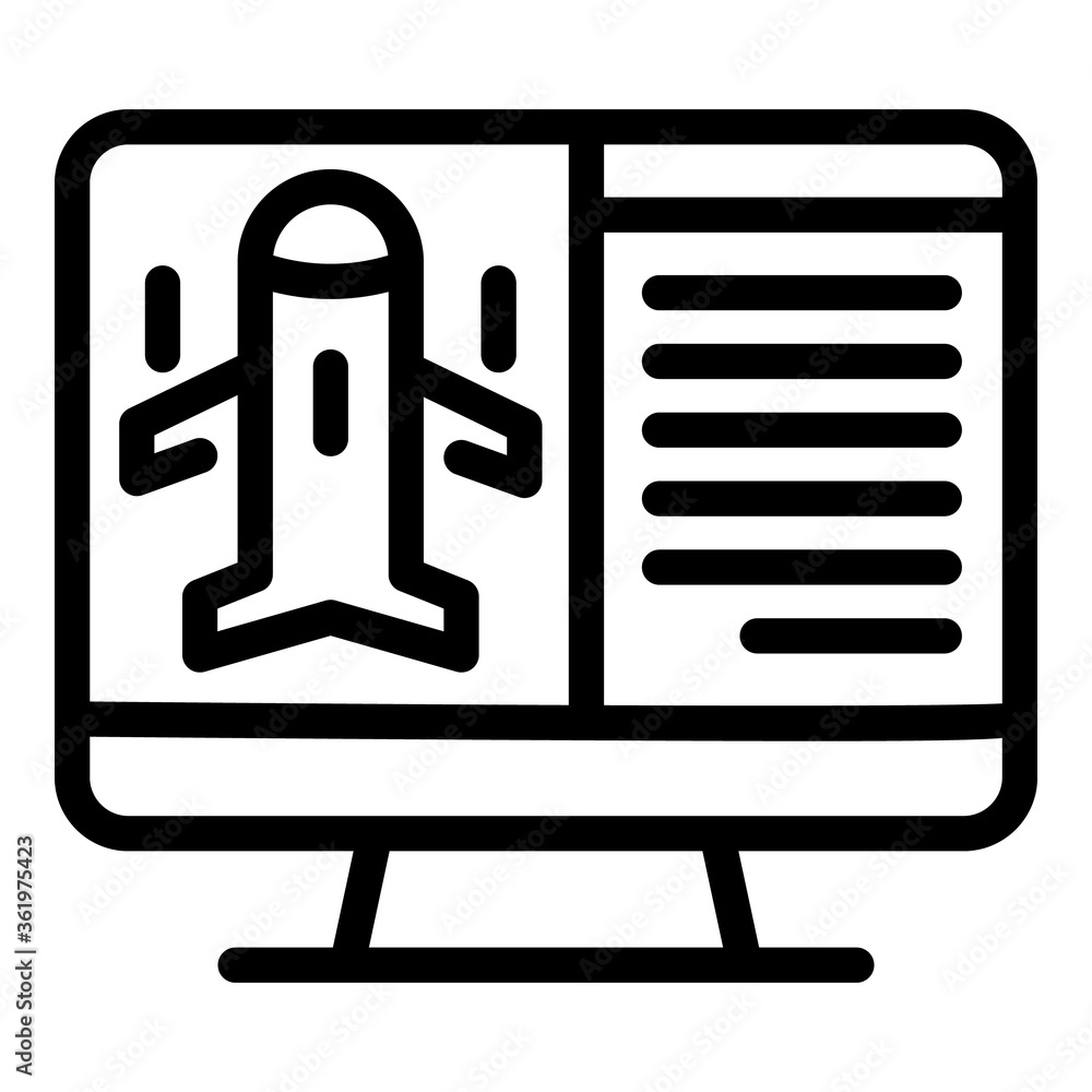 Fly online search icon. Outline fly online search vector icon for web design isolated on white background Fly online search icon. Outline fly online search vector icon for web design isolated on white background