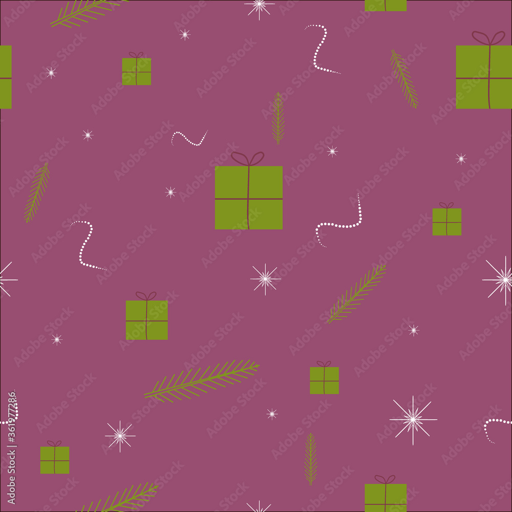 Seamless Christmas pattern. Xmas. Vector. Eps 10. Seamless Christmas pattern. Xmas. Vector. Eps 10.