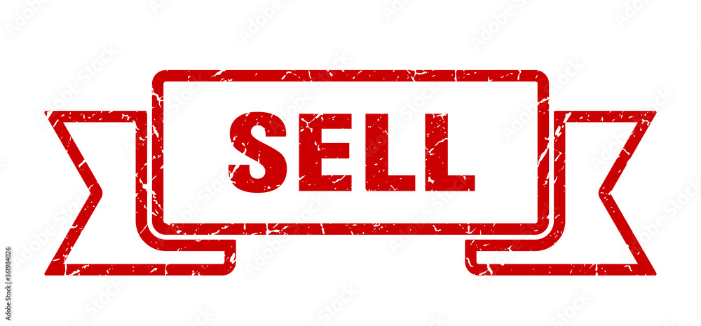 sell ribbon. sell grunge band sign. sell banner sell ribbon. sell grunge band sign. sell banner