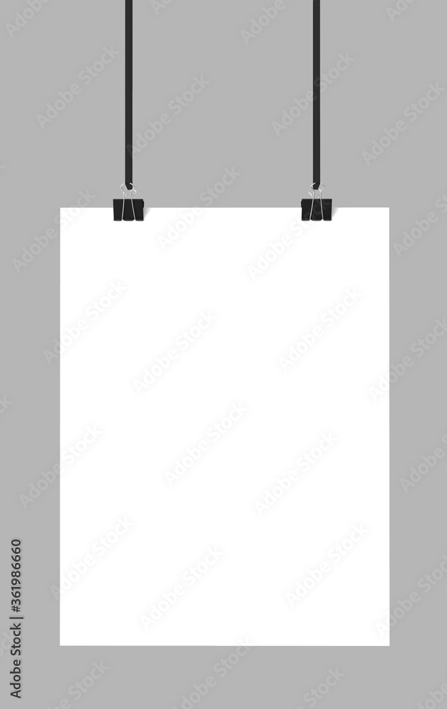 Blank poster 3d rendering Blank poster 3d rendering