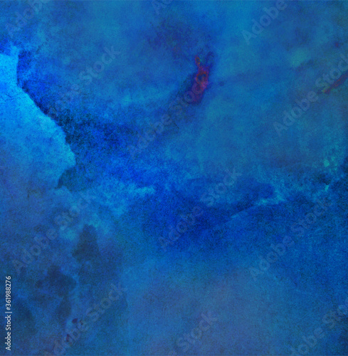 An abstract photo that looks like a sky  sea or galaxy edited in collage art style.