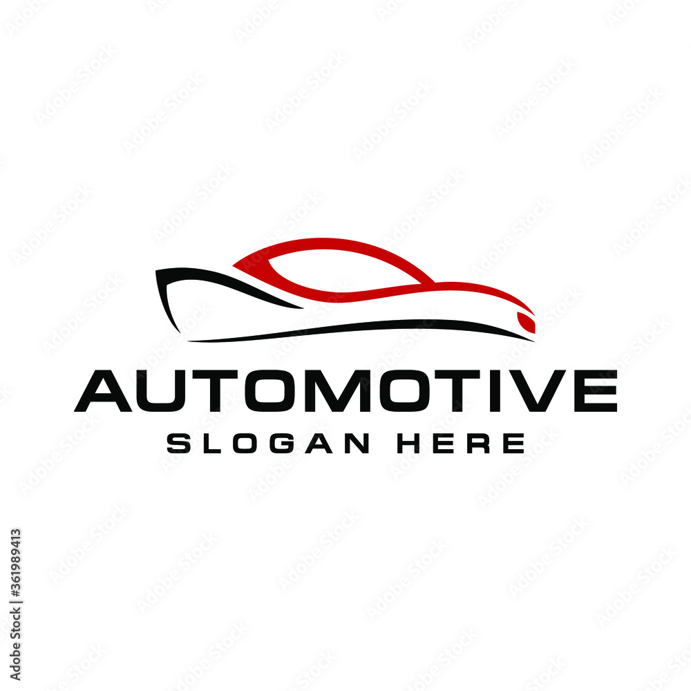 Abstract car logo design Abstract car logo design