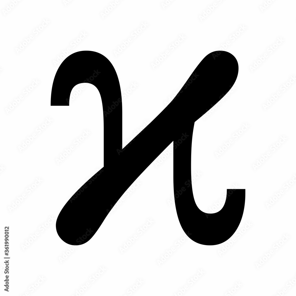 Kappa variant greek letter icon