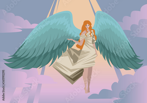 woman guardian angel