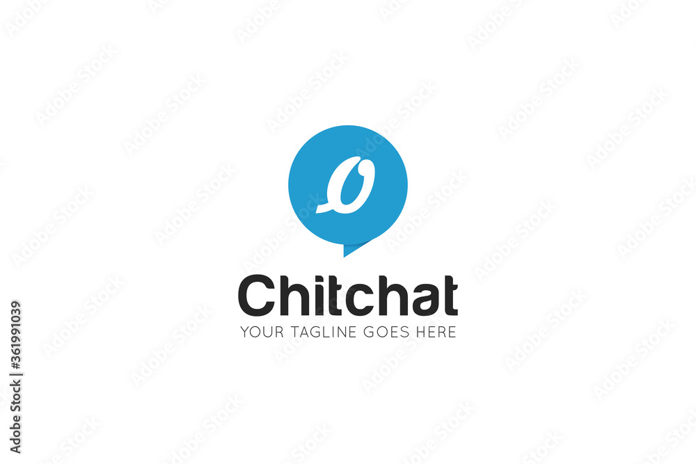 Initial letter o chat, message logo and icon vector illustration Initial letter o chat, message logo and icon vector illustration