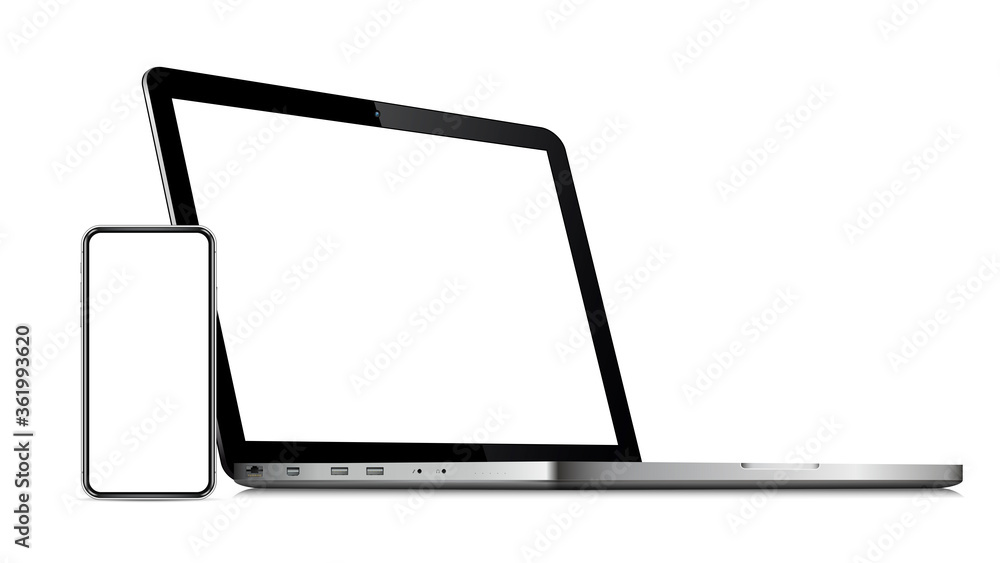 Smart phone and laptop device template for adaptive design presentation Smart phone and laptop device template for adaptive design presentation