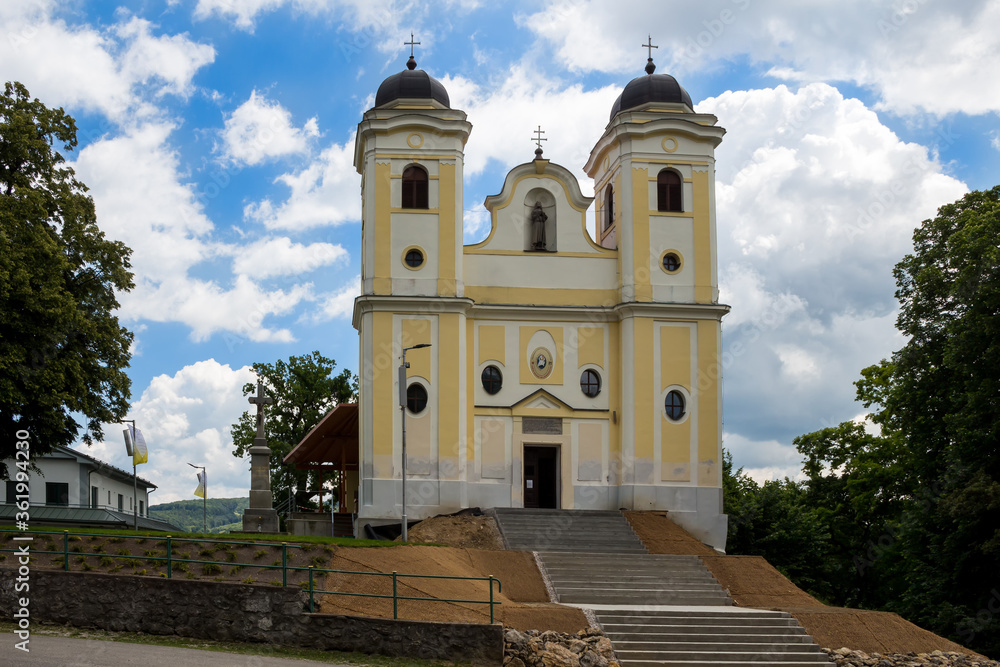Fototapeta premium Church at the pilgrimage place, Mala Skalka