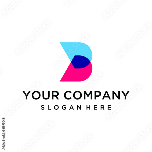 Abstract letter B logo design Free Download Abstract letter B logo design - GFXLoad