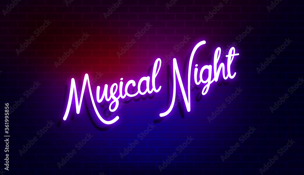 Obraz premium MUSICAL NIGHT BACKGROUND | Studio room environment with smoke and spotlight.