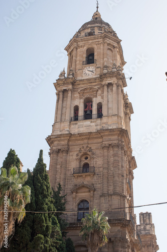 A beautiful tower in Malaga. 