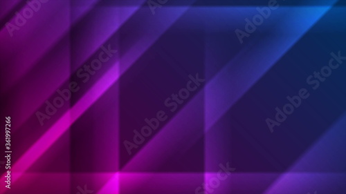 Blue purple glowing smooth stripes background