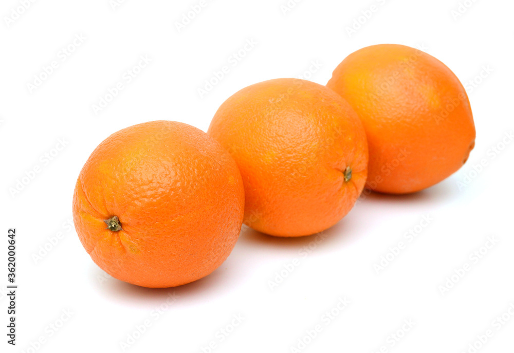 nice fresh orange isolated on a white background nice fresh orange isolated on a white background