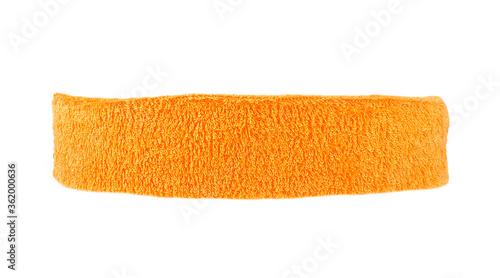 Tableau sur toile Narrow training headband isolated on a white background.