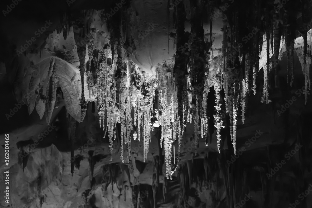 Black and White from a Cave