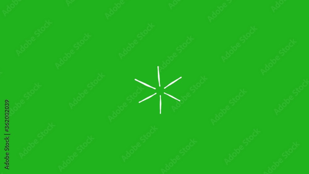 Light rays motion graphics with green screen background Light rays motion graphics with green screen background