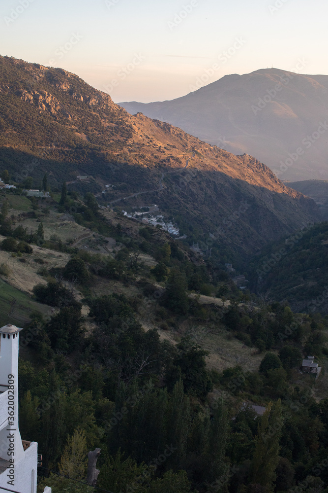 Dusk in the Sierra Nevada. Dusk in the Sierra Nevada.