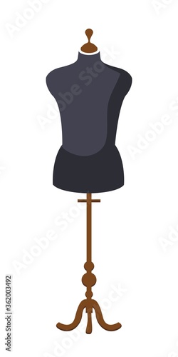 Mannequin for dress or suit isolated on white