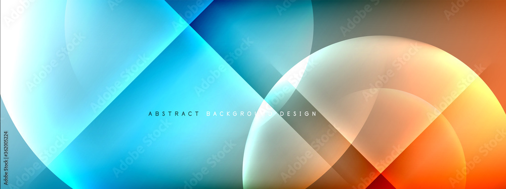 Vector abstract background - circle and cross on fluid gradient with shadows and light effects. Techno or business shiny design templates for text Vector abstract background - circle and cross on fluid gradient with shadows and light effects. Techno or business shiny design templates for text