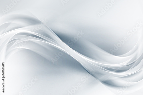Elegant white gray modern bright waves art. Blurred pattern effect background. Abstract creative graphic. Decorative wallpaper style.