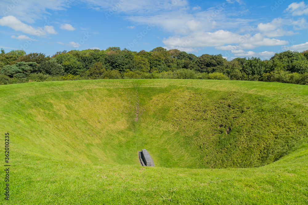 Fototapeta premium The Irish Sky Garden Crater