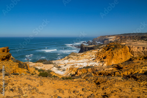 Atlantic rocky coast view