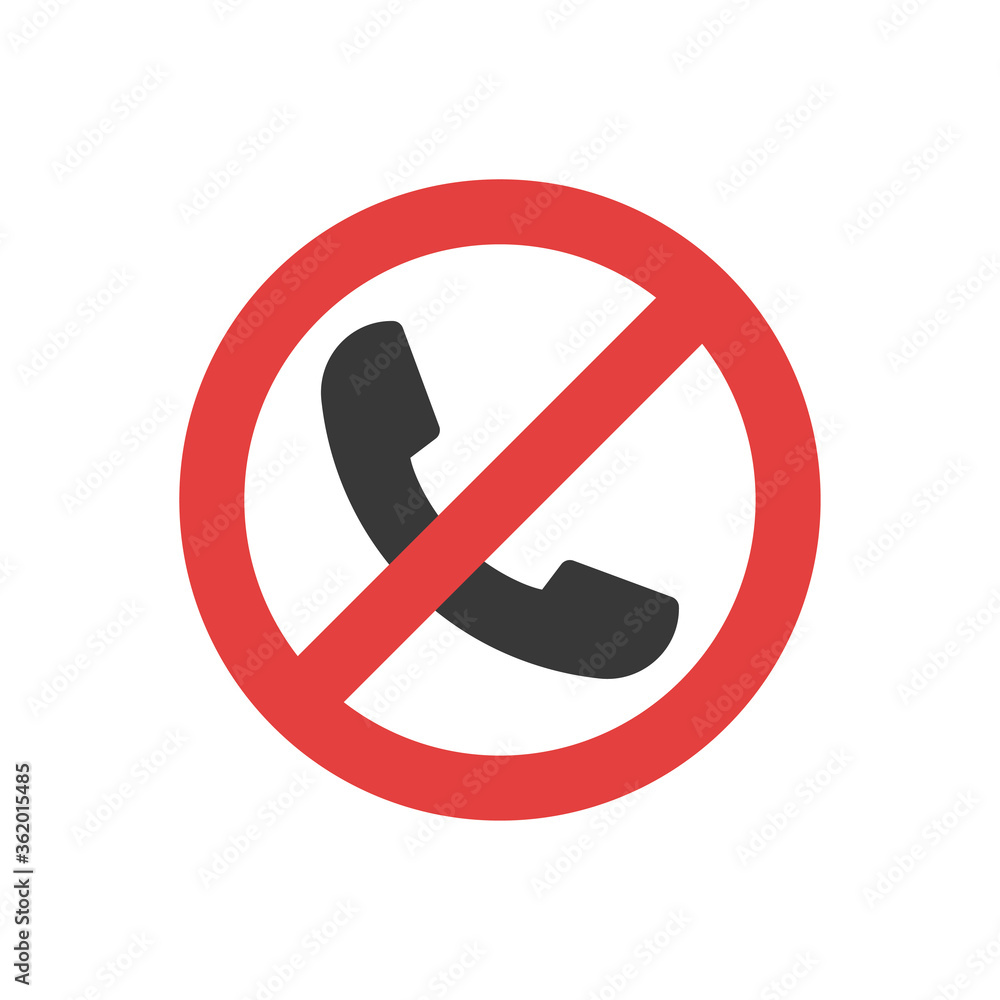 Icon barring the phone and phone calls. Vector illustration
Icon barring the phone and phone calls. Vector illustration