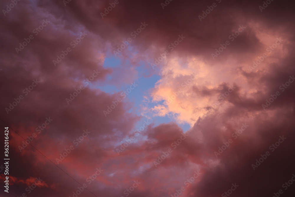 Colorful cloudy sky Colorful cloudy sky