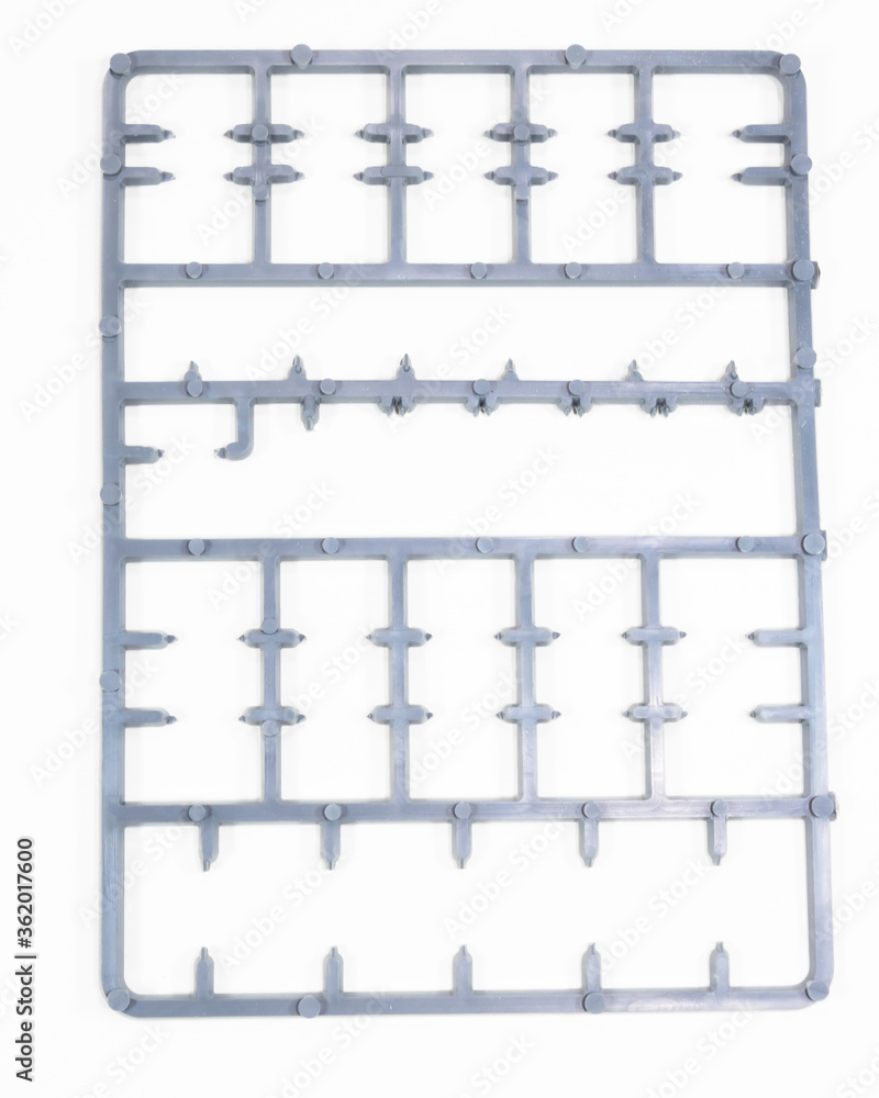 Plastic Model Kits on white background Plastic Model Kits on white background