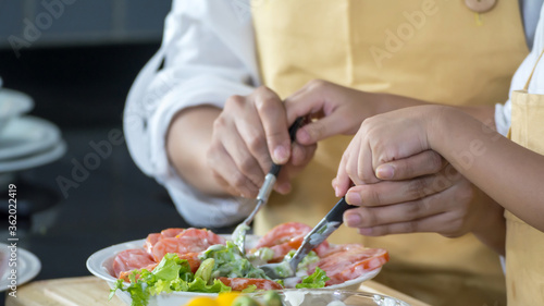 Photos salad vegetable cooking organic food for health ready for eat