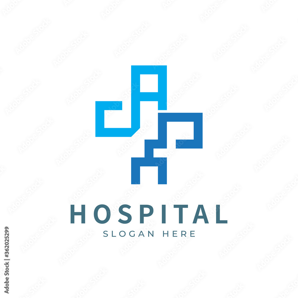 Hospital logo designs concept. Medical health-care logo designs template. Hospital logo designs concept. Medical health-care logo designs template.