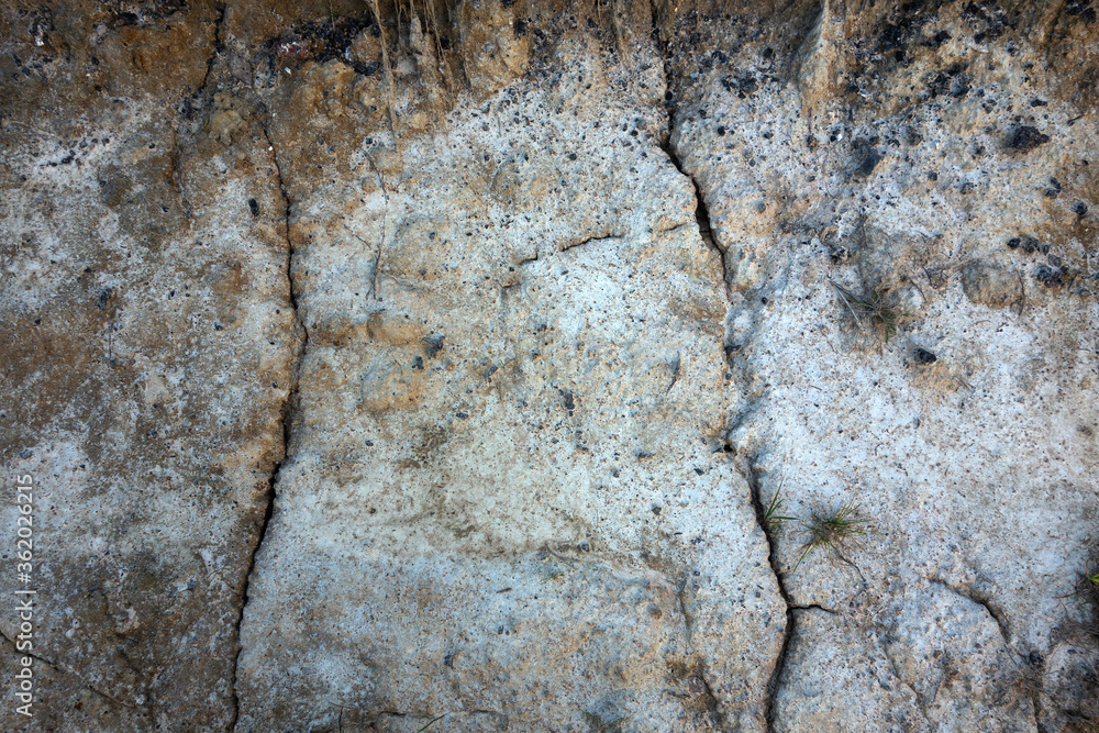 Dry clay earth with cracks Dry clay earth with cracks