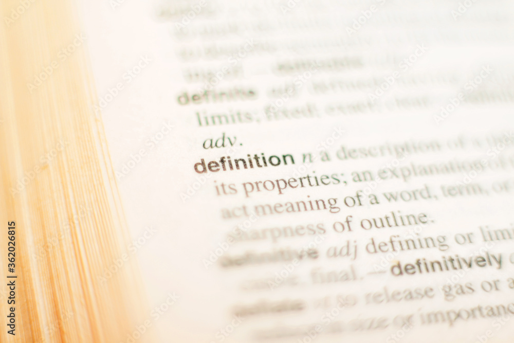 The definition of the word Definition in an English dictionary The definition of the word Definition in an English dictionary