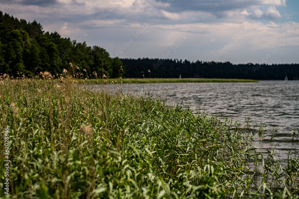 Mazury- turystyka - tło