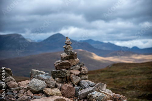 Stein Turm in Schottland, beim Wandern fotografiert © Beat