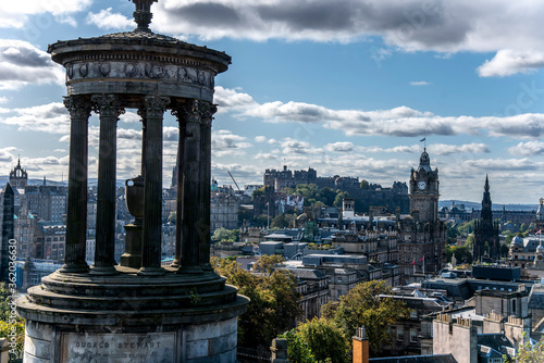 Panorama von Edinburgh, auf dem Calton Hill fotografiert