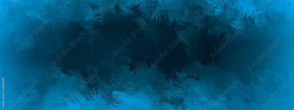 Abstract blue background with grunge effect