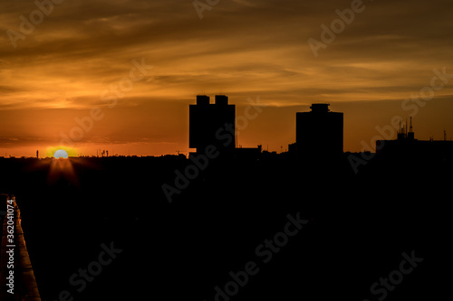 Sunset Brasilia Brasil Cerrado Planalto Central