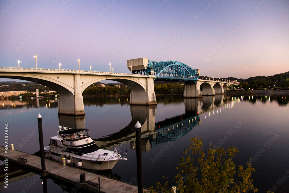 The Market Street Bridge (also John Ross Bridge) is a bascule bridge