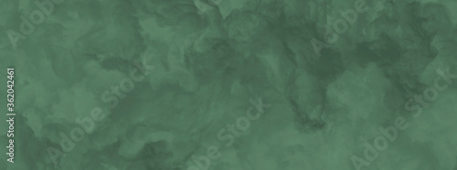 Abstract grunge background. Green smoke texture for banner concept