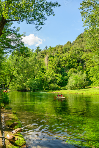 Parco del Grassano, San Salvatore Telesino, Benevento, Italy 

This park is surrounded by big trees and a natural water source rich of sulfur which is good for the skin.  This place is idea for kayak 