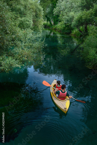 Parco del Grassano, San Salvatore Telesino, Benevento, Italy 

This park is surrounded by big trees and a natural water source rich of sulfur which is good for the skin.  This place is idea for kayak 